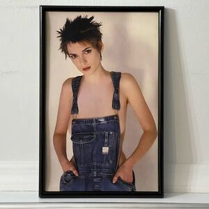 Winona Ryder Overalls Poster